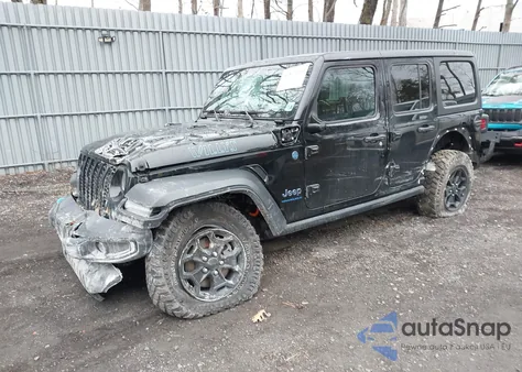 2023 Jeep Wrangler 4Xe 4X4 z USA, uszkodzony, nr VIN 1C4JJXN6XPW605335